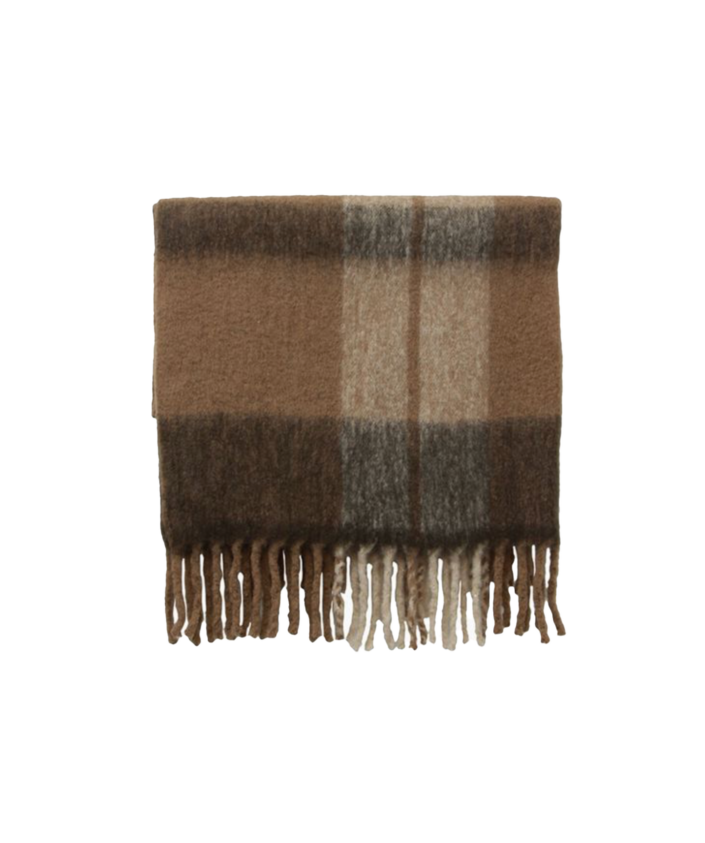 CANOPY PLAID TASSEL THROW