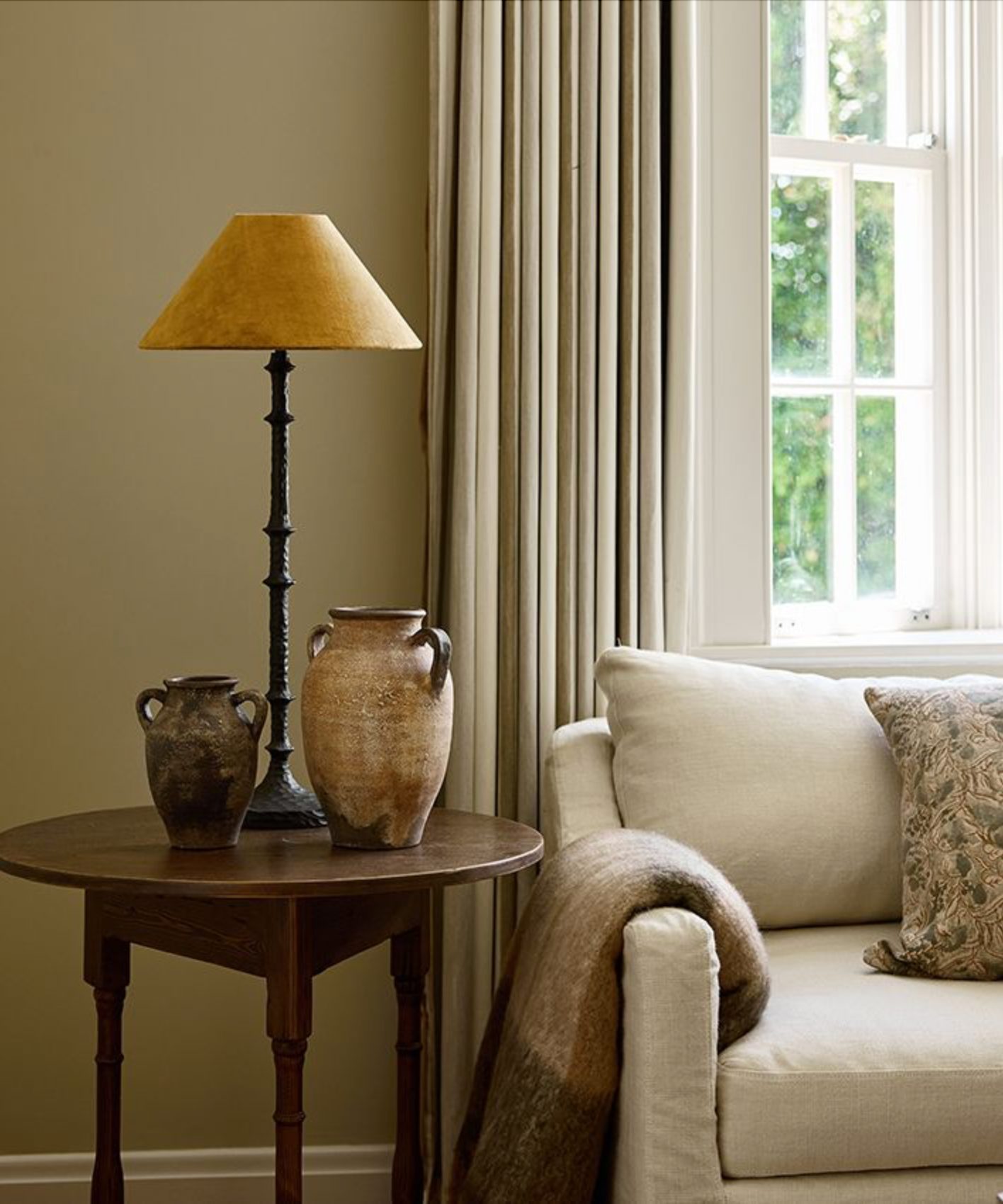CANOPY PLAID TASSEL THROW