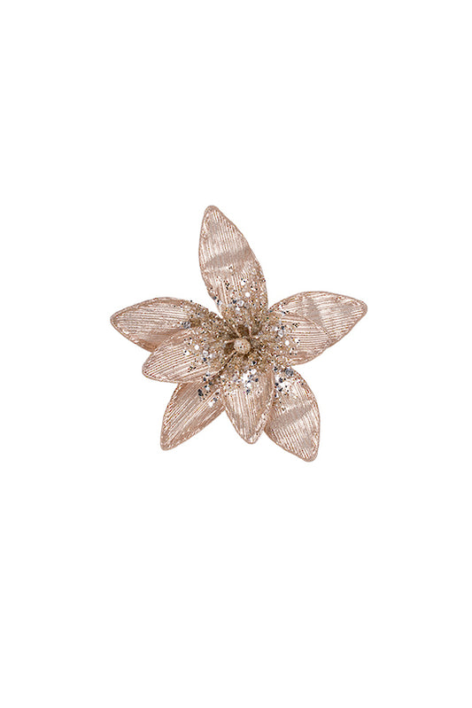 CHAMPAGNE FLOWER CLIP