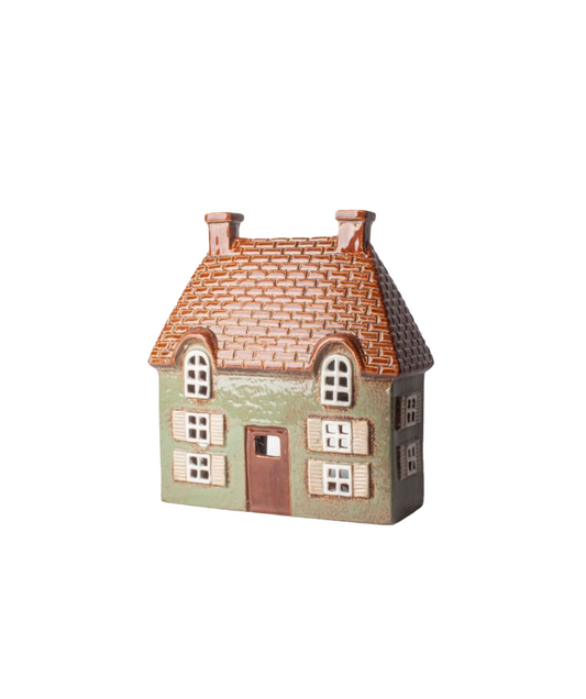 PRE ORDER: COTSWOLD TEALIGHT COTTAGE - SEAGREEN