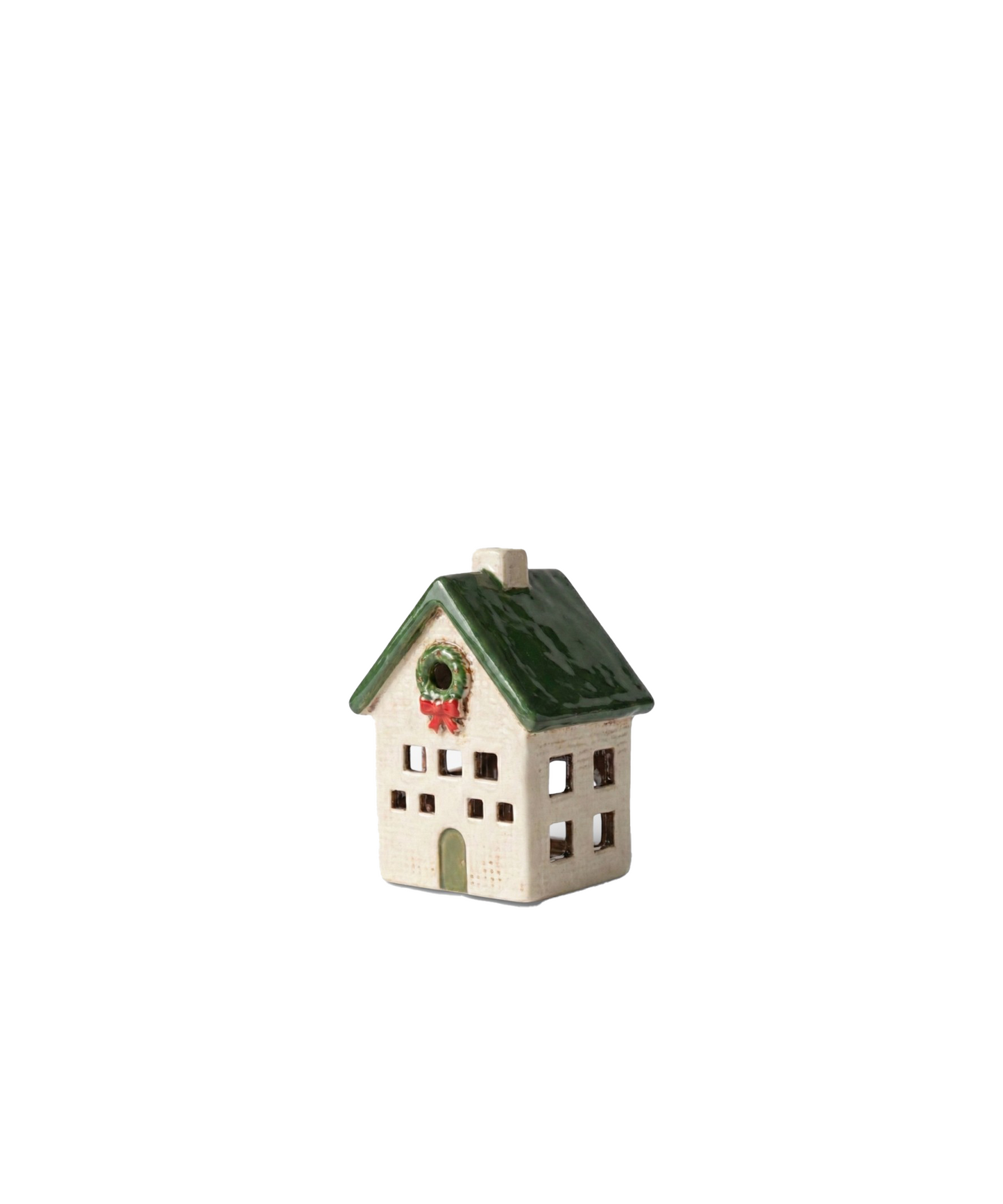 PRE ORDER: NORDGARD COTTAGE WITH BOW WREATH