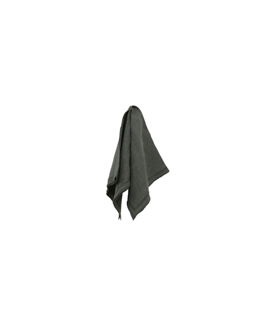 RILEY LINEN NAPKIN SET OF 4 - OLIVE