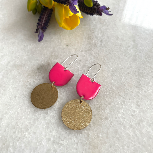 MATILDA EARRINGS - FUSHIA