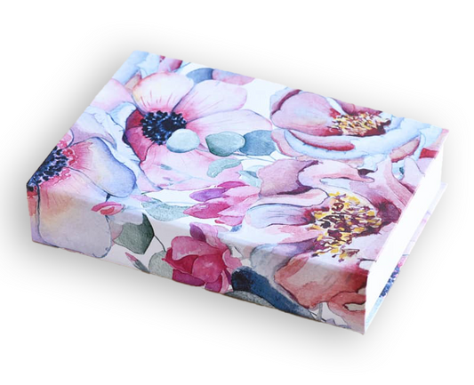 SPRING FLOWERS JOTTER PAD - PINK