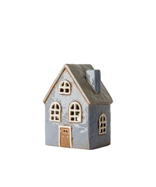PRE ORDER: DEVON COTTAGE WITH ARCH WINDOWS - CORNFLOWER