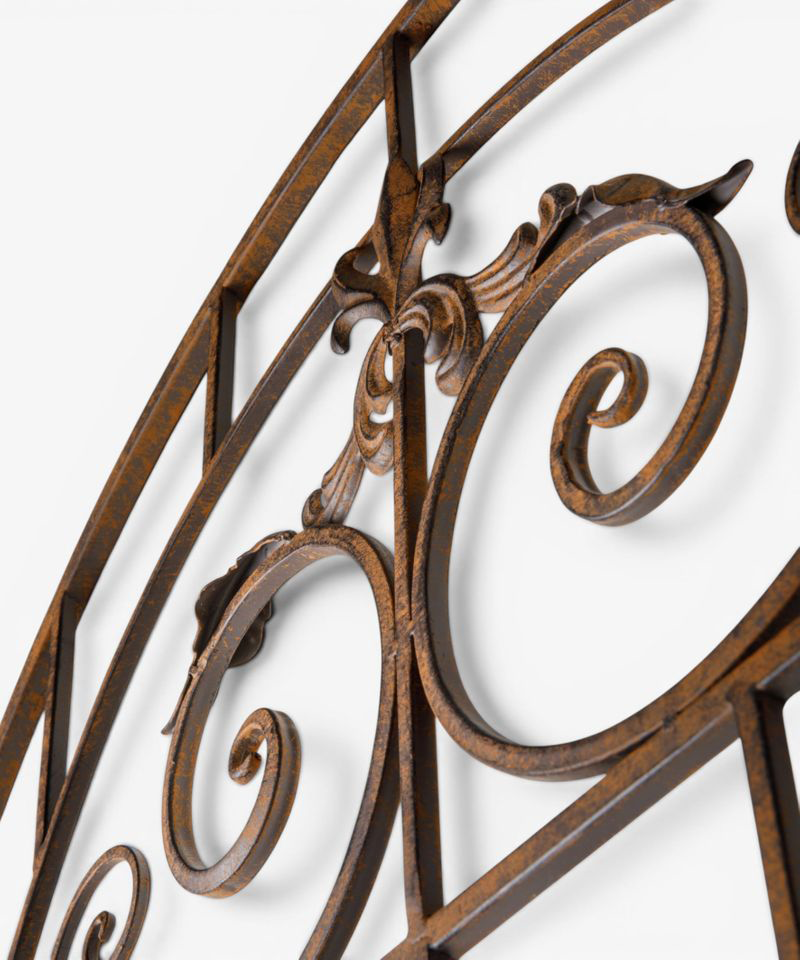 PRE ORDER: EDEN ARCHED SCROLL IRON GARDEN PANEL