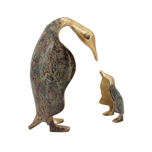 EMPEROR PENGUIN & CHICK SCULPTURE