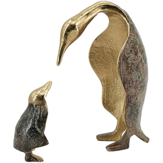 EMPEROR PENGUIN & CHICK SCULPTURE
