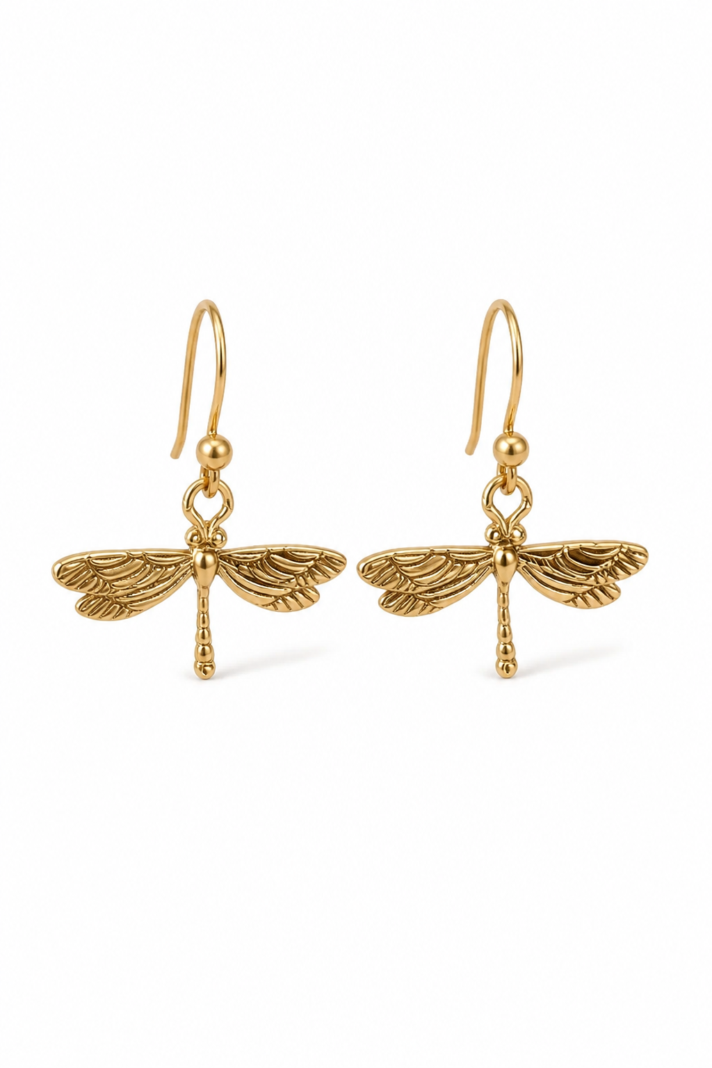 ENCHANTED DRAGONFLY EARRINGS - GOLD
