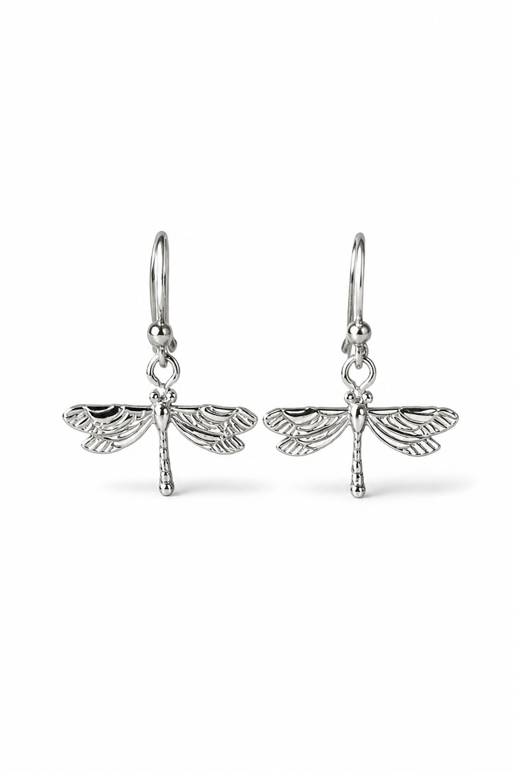 ENCHANTED DRAGONFLY EARRINGS - SILVER
