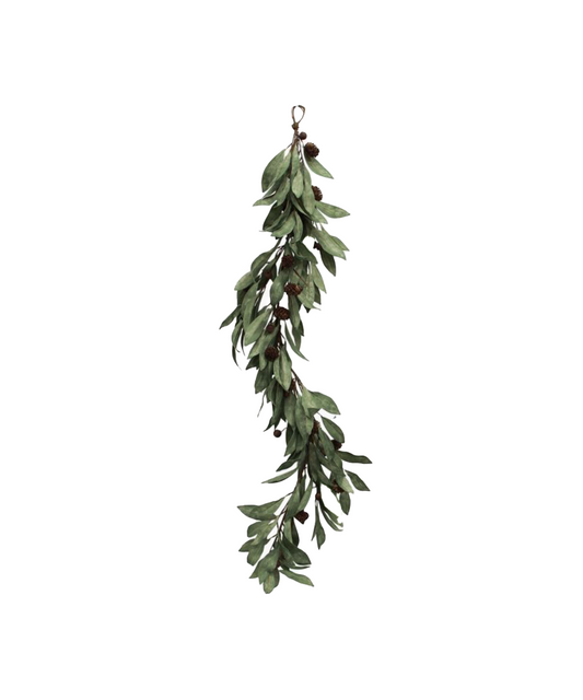 EUCALYPTUS & BROWN WOOD BERRY SWAG - SMALL