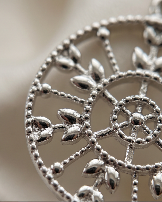 FILIGREE EARRINGS - SILVER
