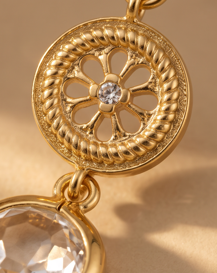 FLEUREL EARRINGS - GOLD