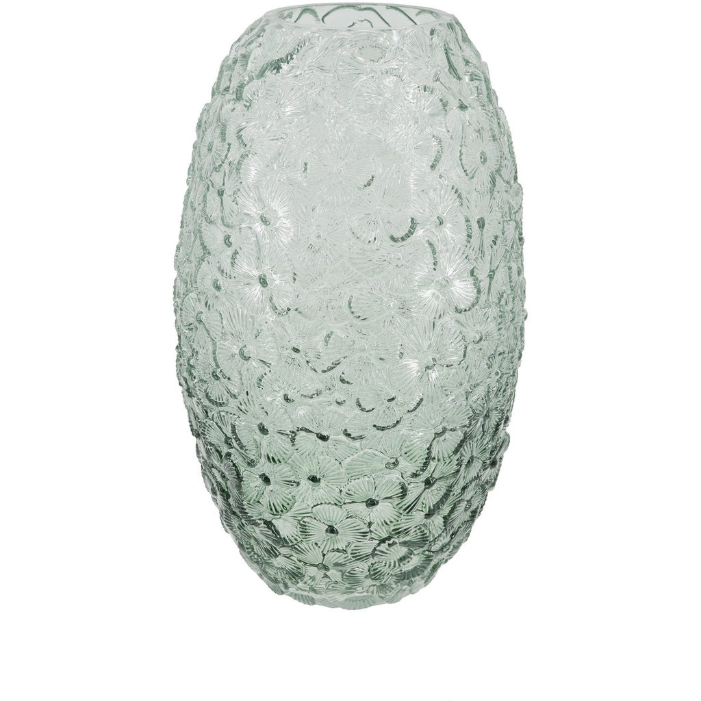 FLORAL OMBRE GLASS VASE - TALL