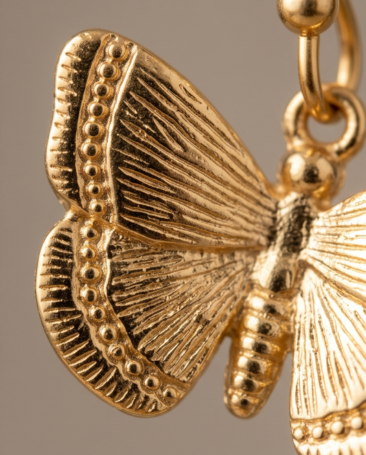 FLUTTER BUTTERFLY EARRINGS - GOLD