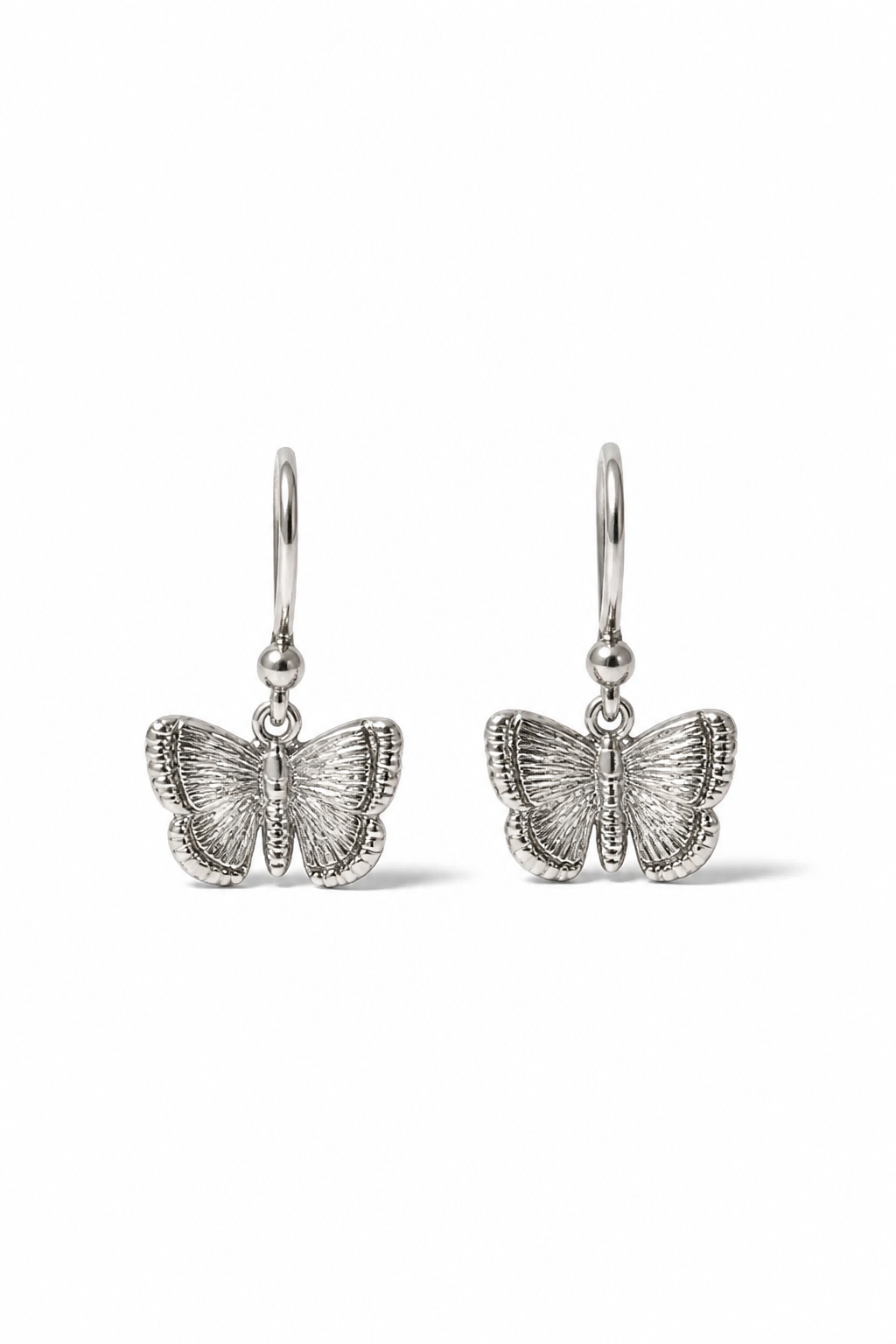 FLUTTER BUTTERFLY EARRINGS - SILVER