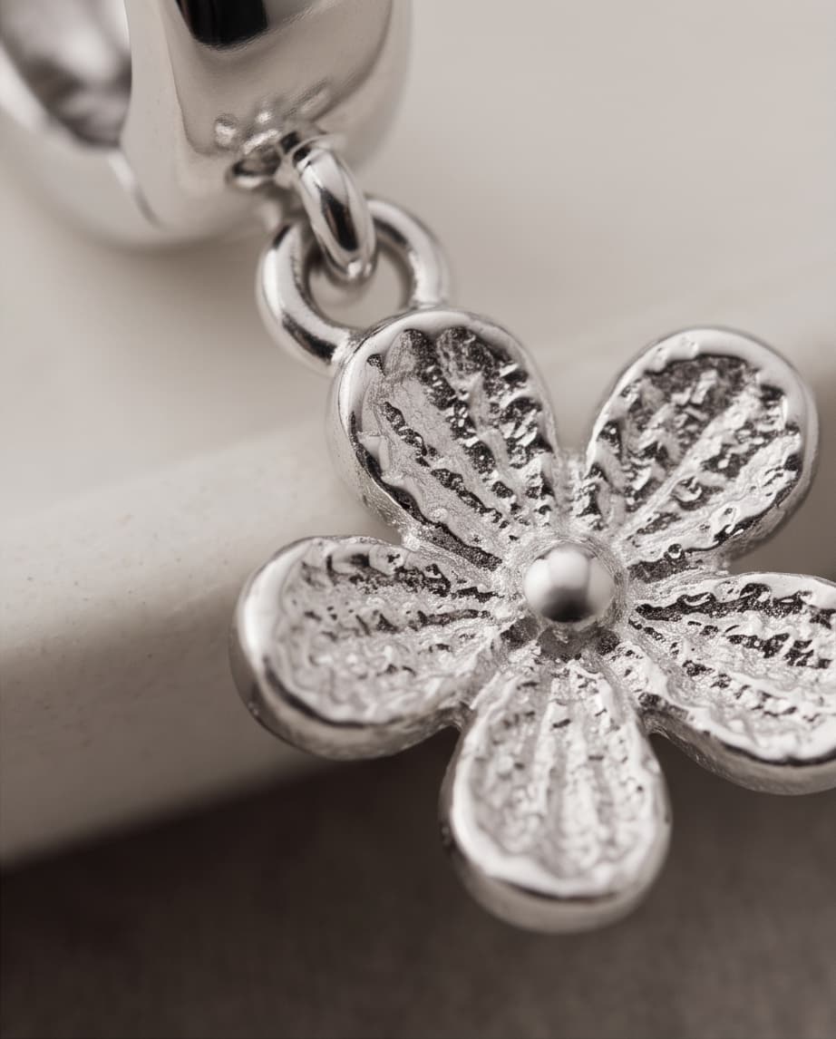 FORGET ME KNOT HUGGIE EARRINGS