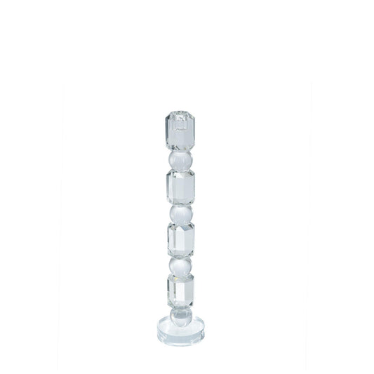 GLASS TAPER CANDLE HOLDER - LARGE