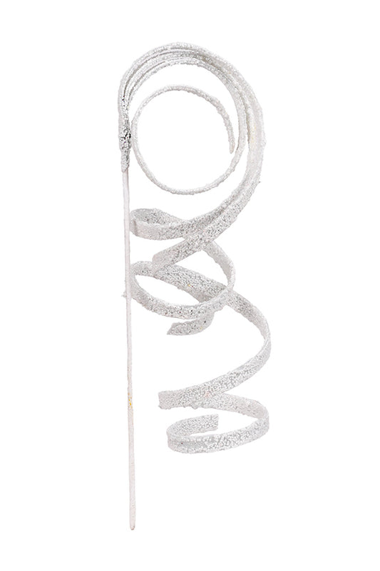 GLITTER CURLY SPRAY - WHITE