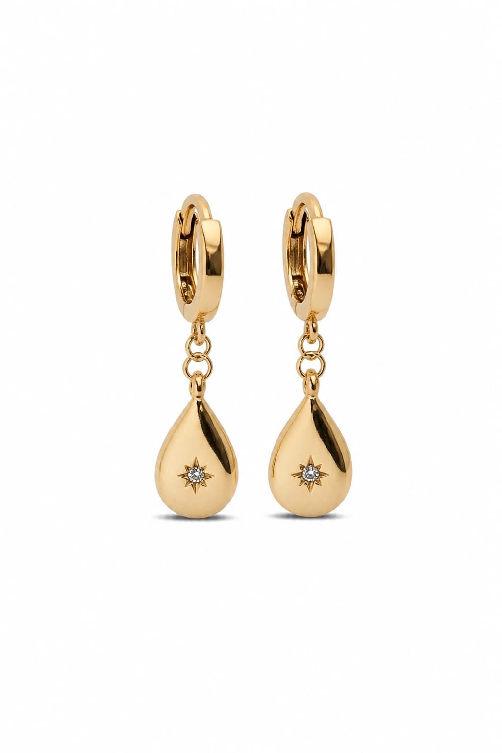 GOLDEN GRACE HUGGIE EARRINGS