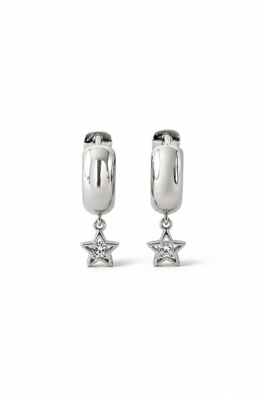 GRAZING STAR HUGGIE EARRINGS