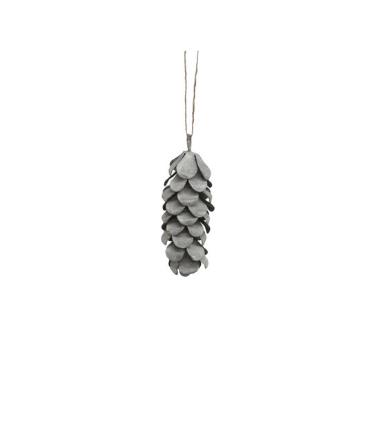 PRE ORDER: HANGING PINECONE LONG - ASH GREY