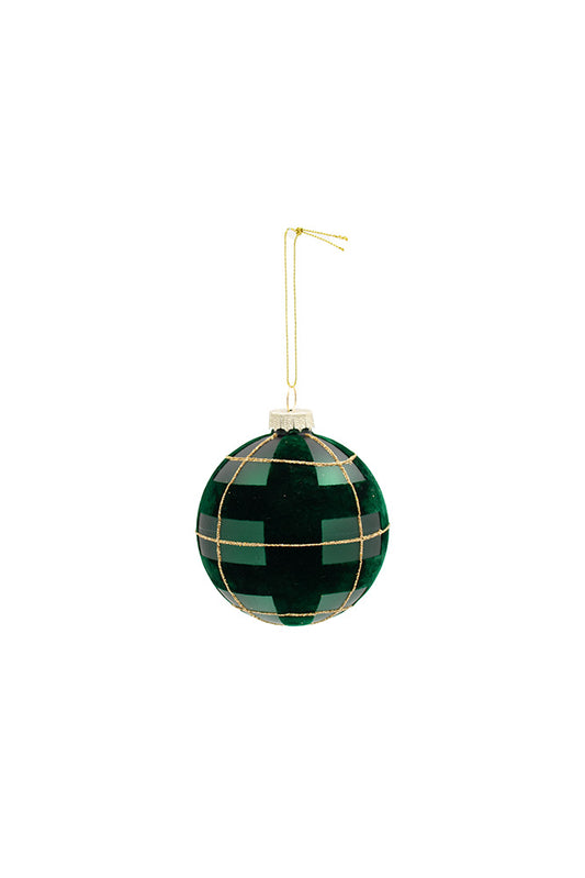 PRE ORDER: HIGHLAND GLASS BAUBLE - GREEN