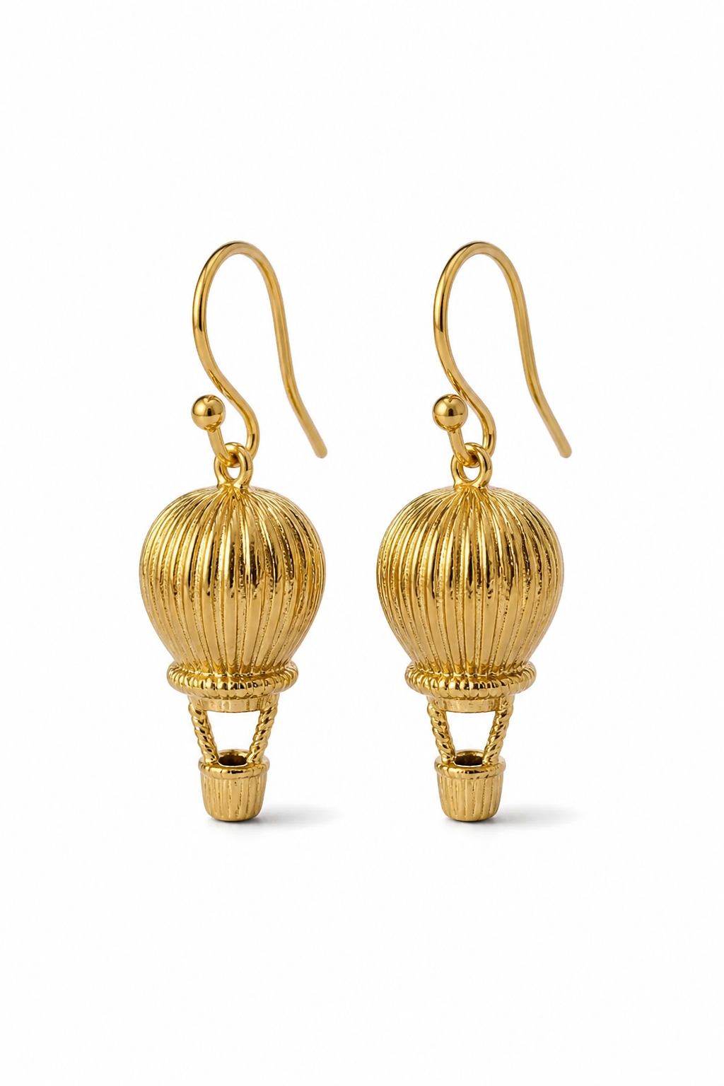 HOT AIR BALLOON EARRINGS - GOLD
