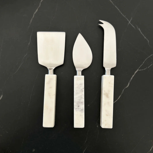 BLANCO MARBLE CHEESE KNIFE SET