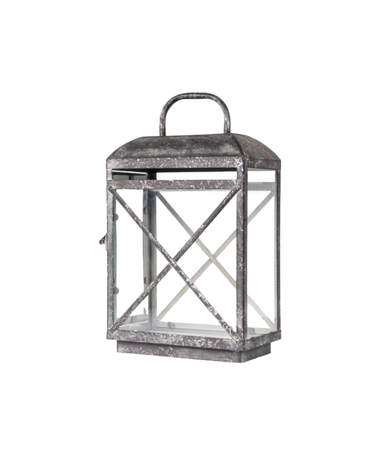 JARDIN AGED GREY LANTERN - SMALL