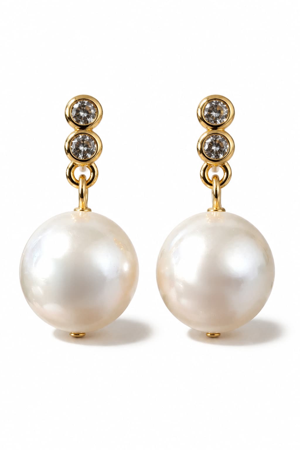 LAURENT PEARL STUD EARRINGS