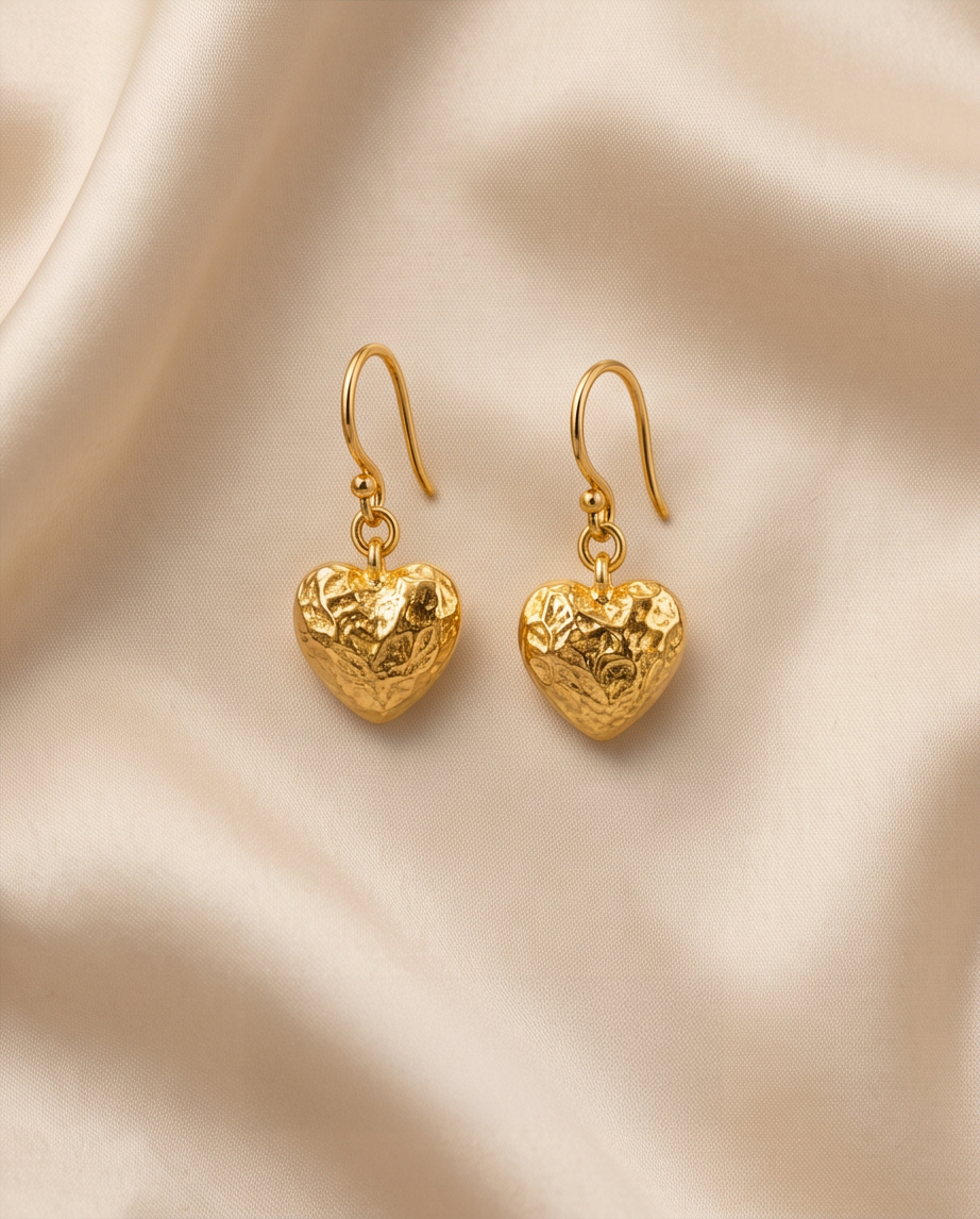 LOVE TOKEN EARRINGS - GOLD