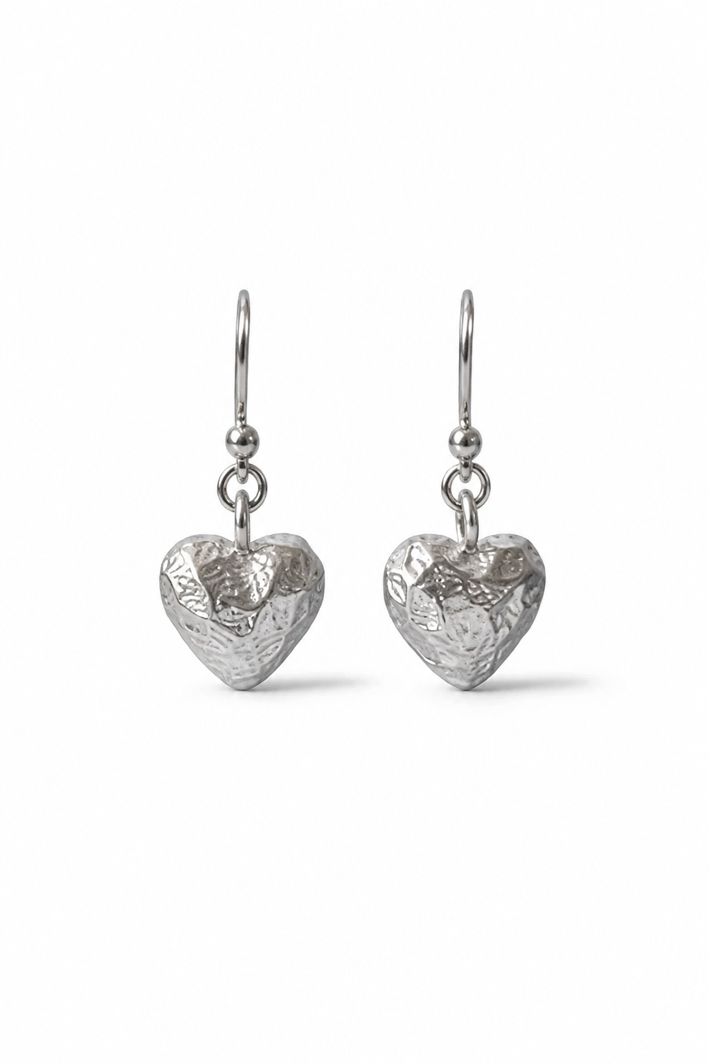 LOVE TOKEN EARRINGS - SILVER