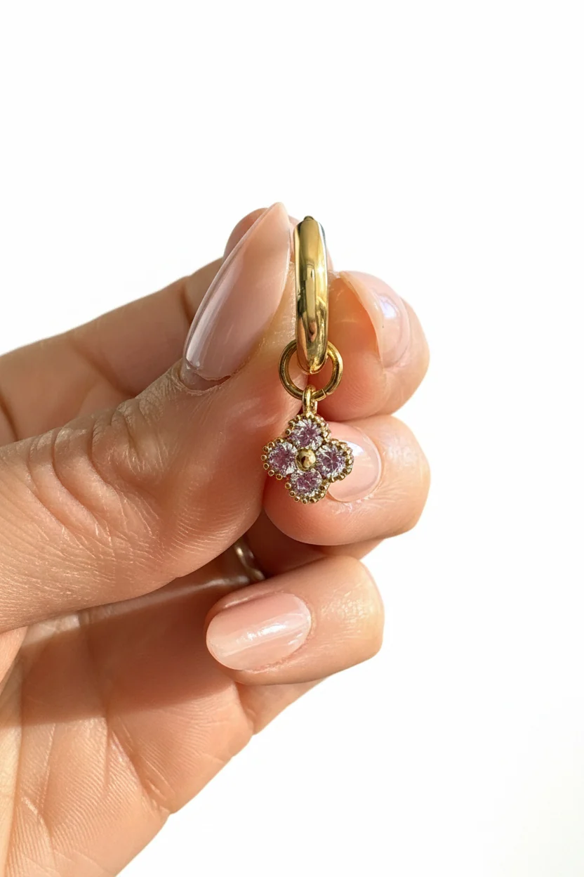LUCKY CLOVER EARRINGS - GOLD