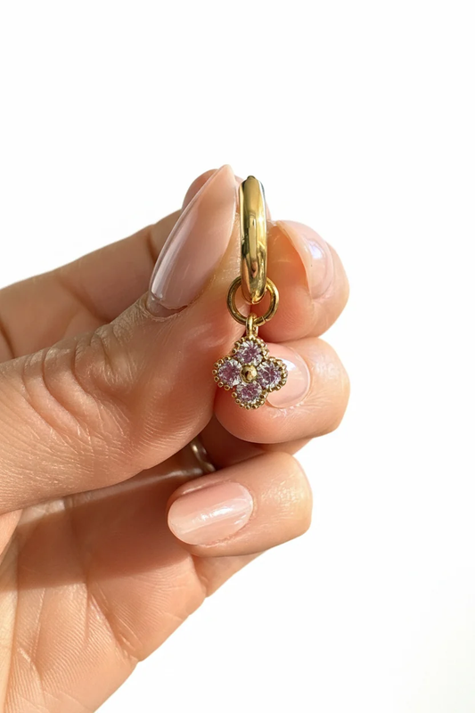 LUCKY CLOVER EARRINGS - GOLD