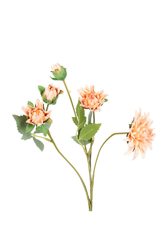 MUM SPRAY - CORAL PEACH