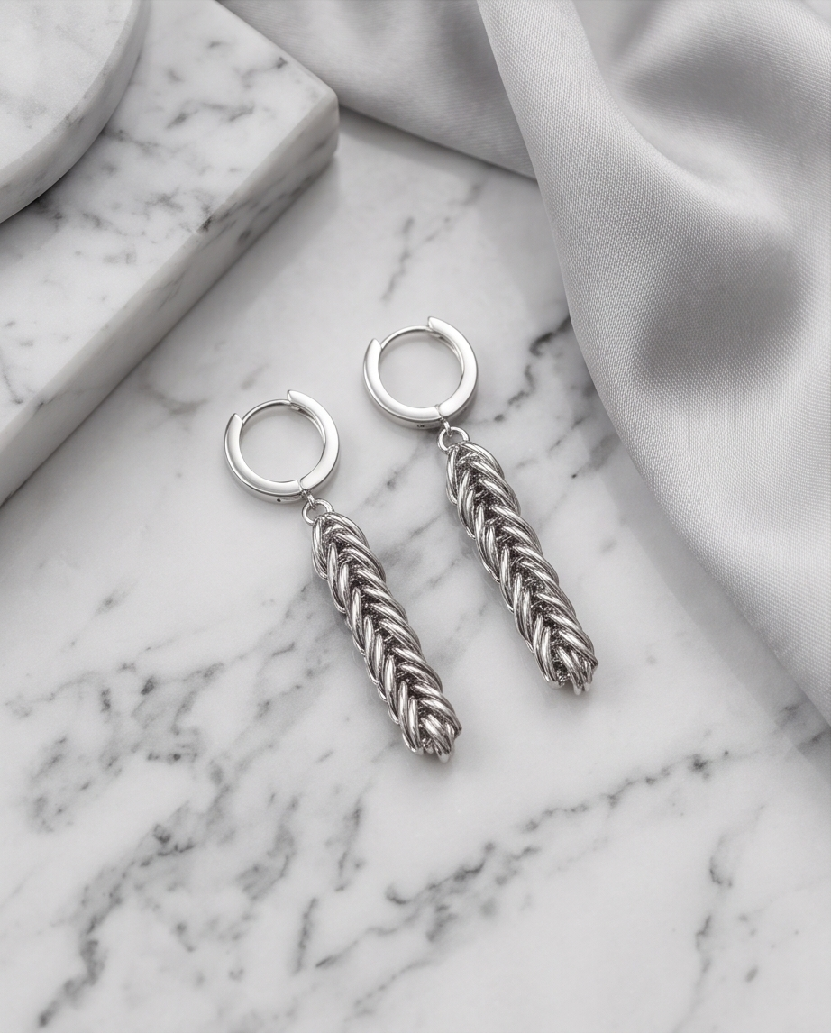 NORFOLK EARRINGS - SILVER