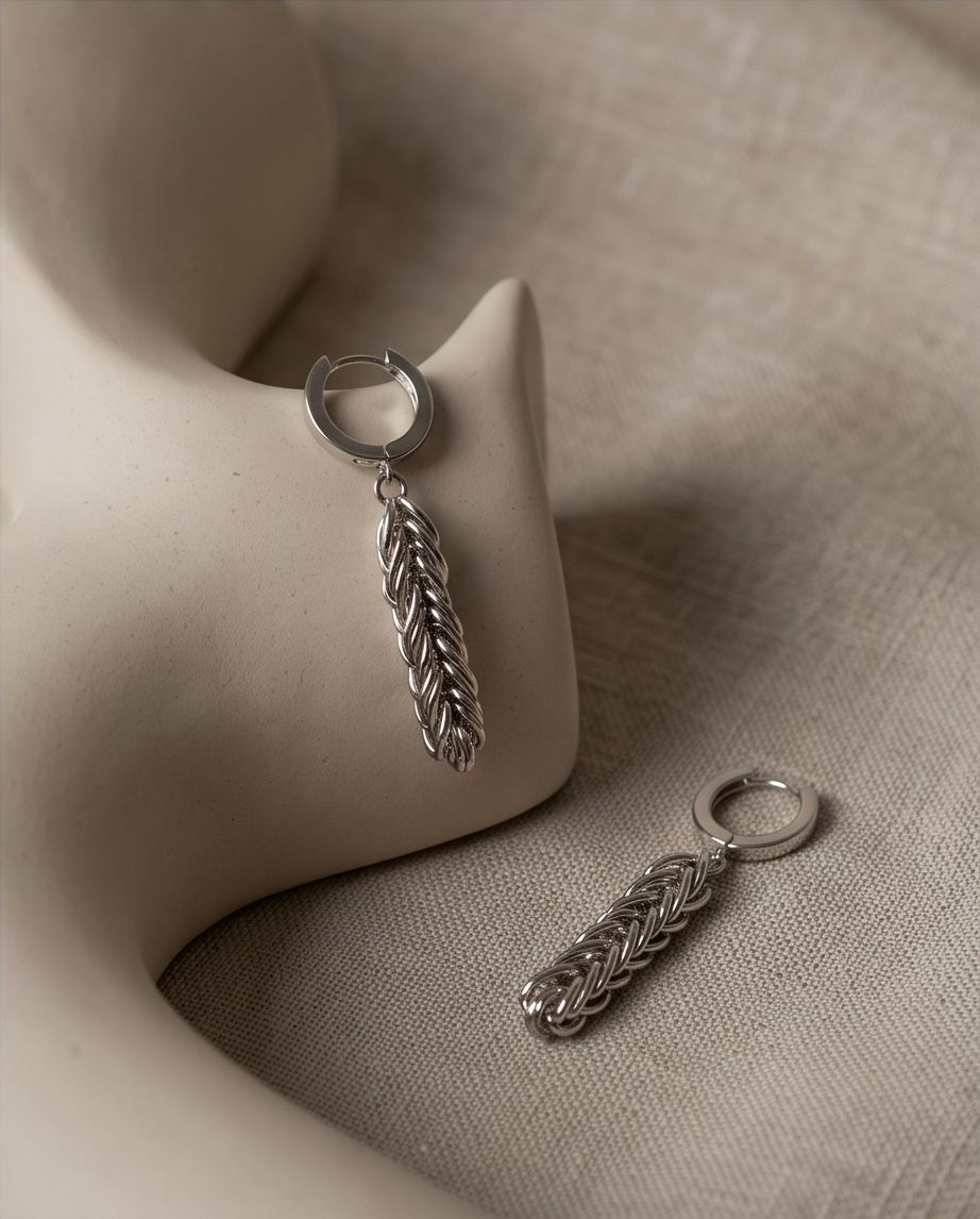 NORFOLK EARRINGS - SILVER