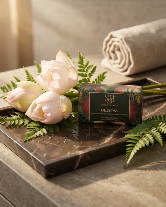 ORIENTAL LOTUS, PATCHOULI & VANILLA ROSE SOAP