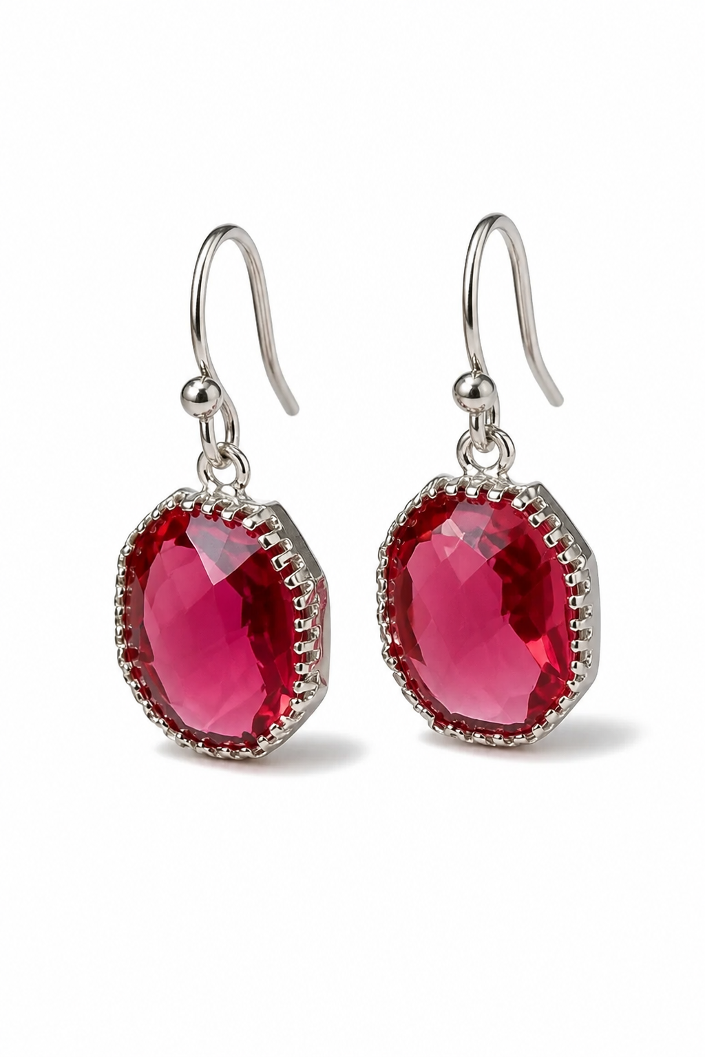 OTTAVIA EARRINGS - RUBY ROSE