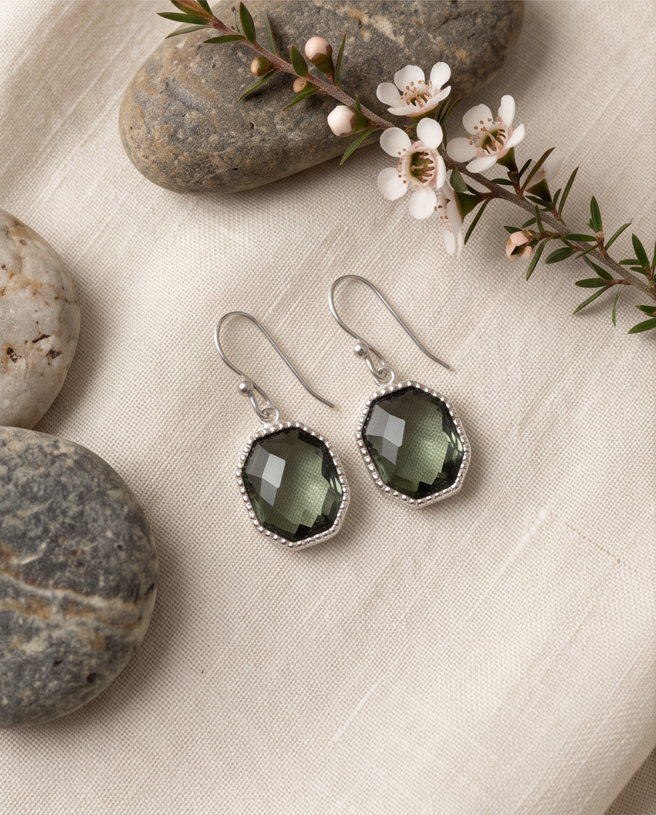 OTTAVIA EARRINGS - SLATE