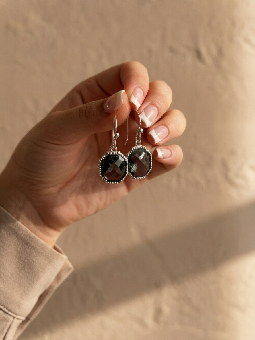 OTTAVIA EARRINGS - SLATE