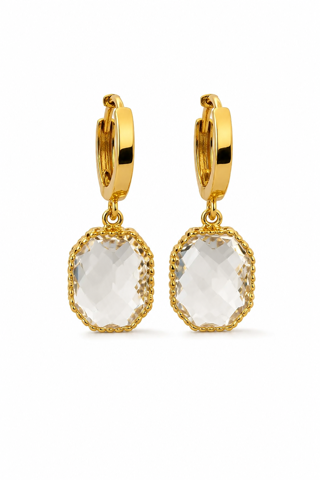 OTTAVIA HUGGIE EARRINGS - GOLD