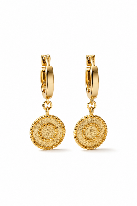 PEBBLETON EARRINGS - GOLD