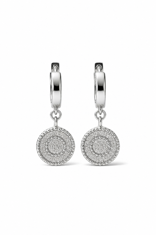 PEBBLETON EARRINGS - SILVER