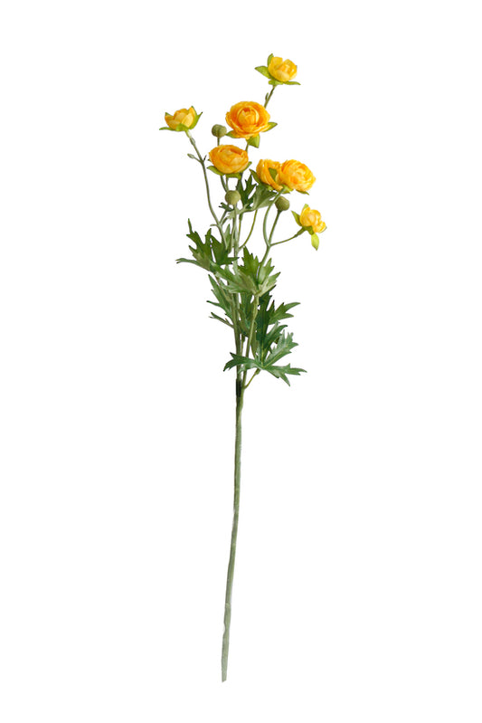 PETITE RANUNCULOUS SPRAY - YELLOW