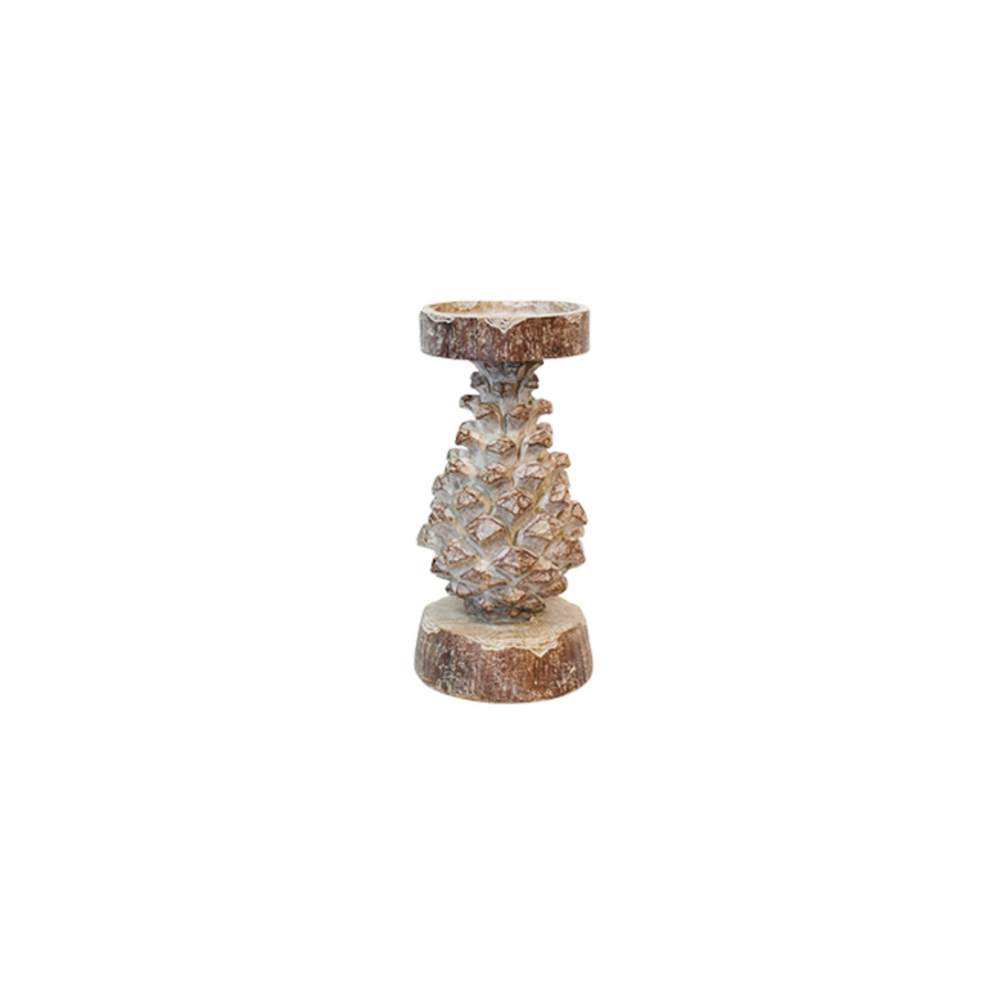 PINECONE CANDLE HOLDER - SMALL