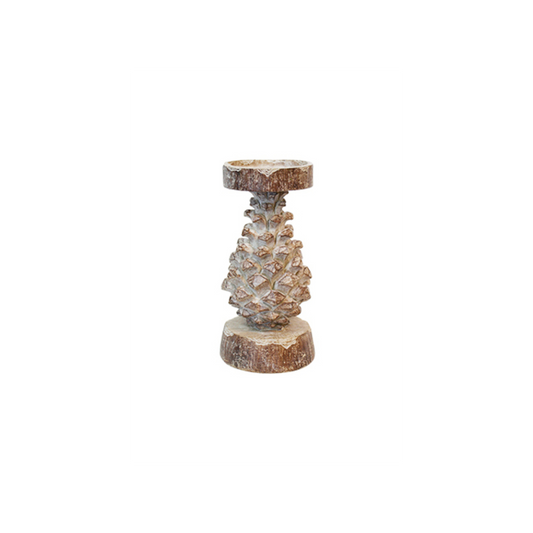 PINECONE CANDLE HOLDER - SMALL