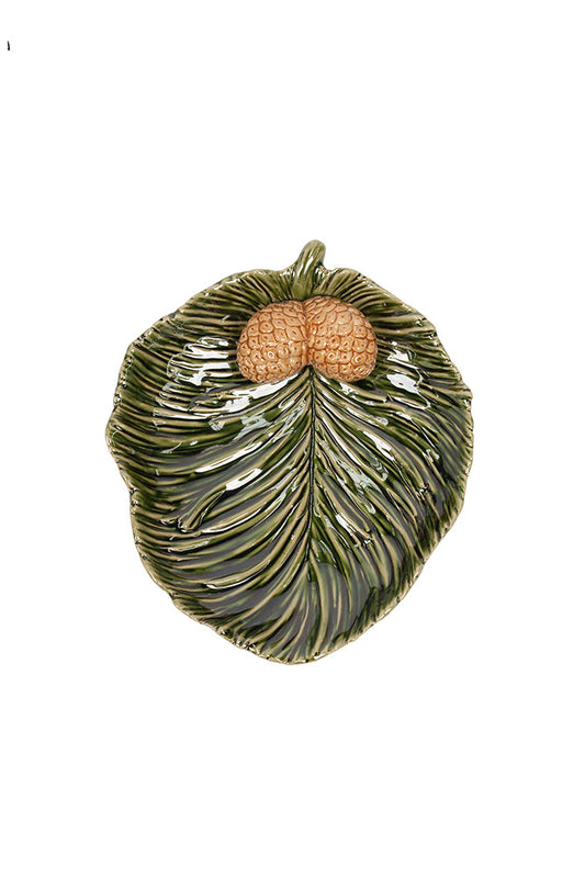 PRE ORDER: PINE TREE MOSS GREEN DISH - LARGE