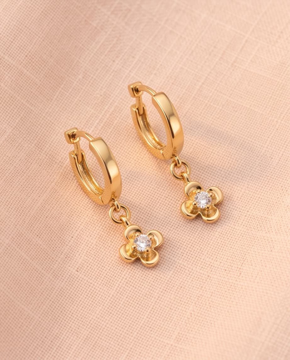 PRIMROSE HUGGIE EARRINGS